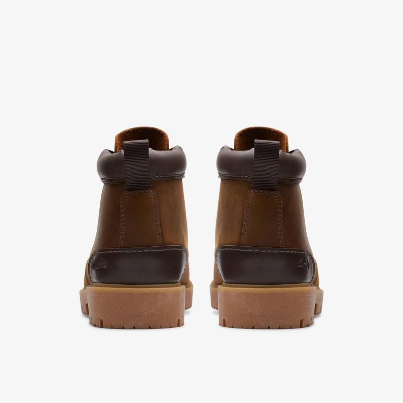 Beeswax Leather Clarks Rossdale Mid | CLKS-84553