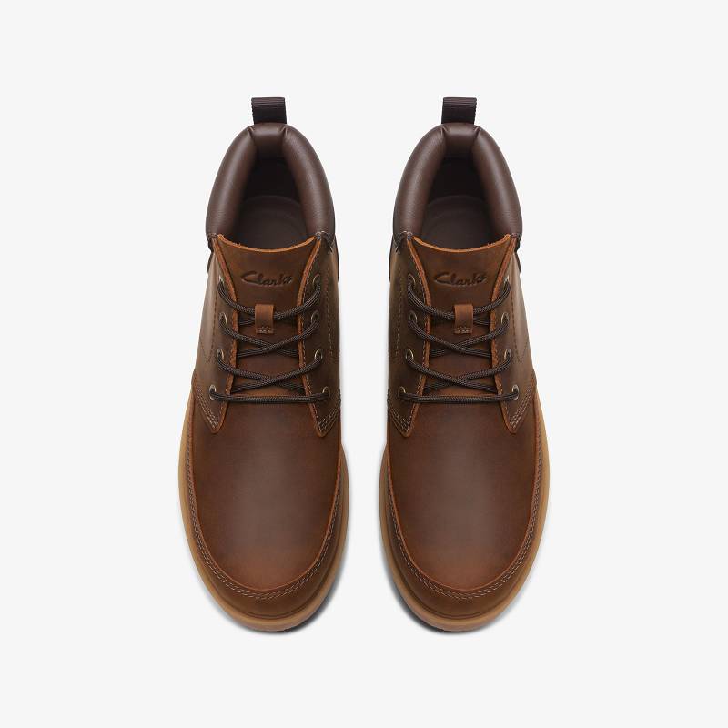 Beeswax Leather Clarks Rossdale Mid | CLKS-84553