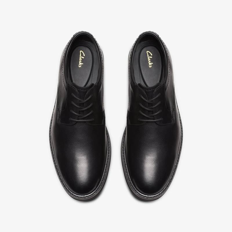 Black Clarks Atticus Lace | CLKS-84323