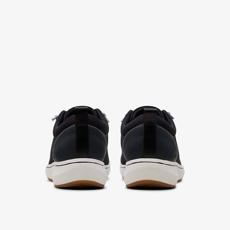 Black Clarks Breeze Sky Lace | CLKS-85330