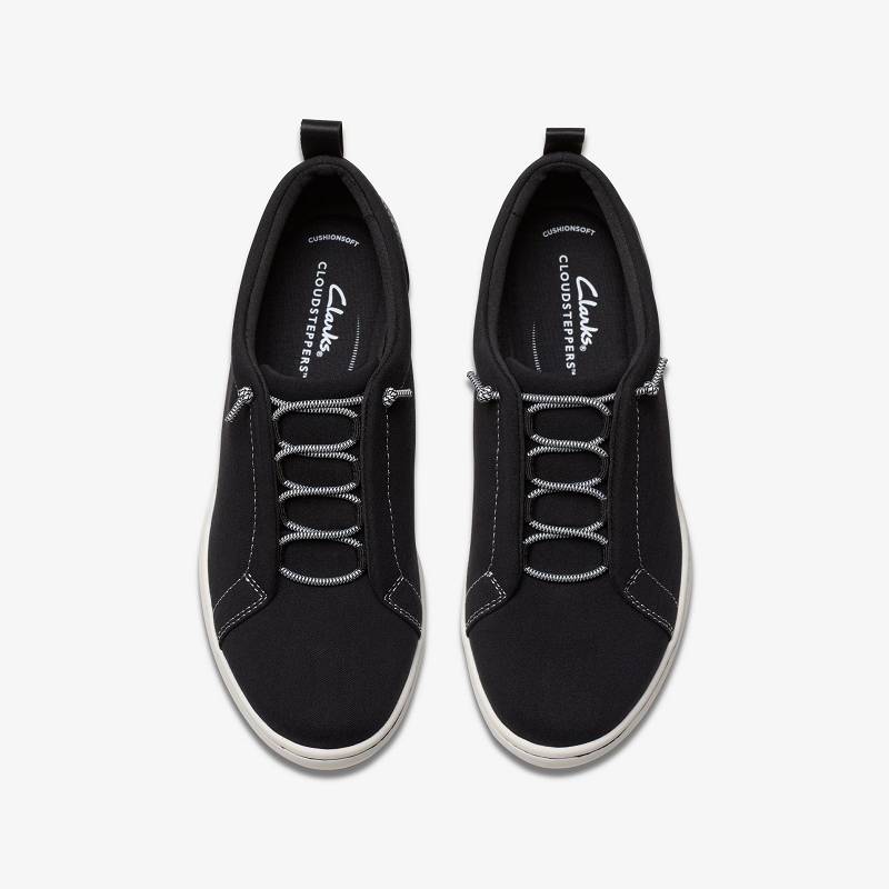 Black Clarks Breeze Sky Lace | CLKS-85330