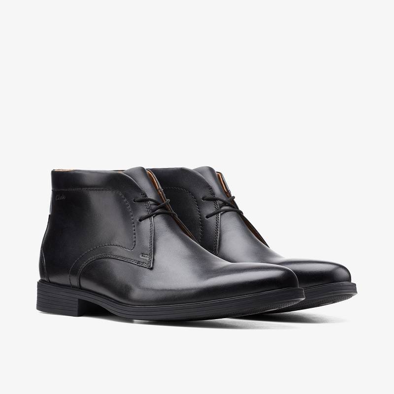 Black Clarks Whiddon Mid | CLKS-84580