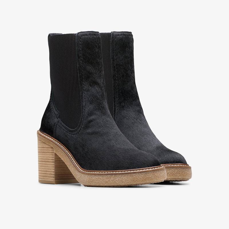 Black Interest Clarks Cassiano Top | CLKS-85567