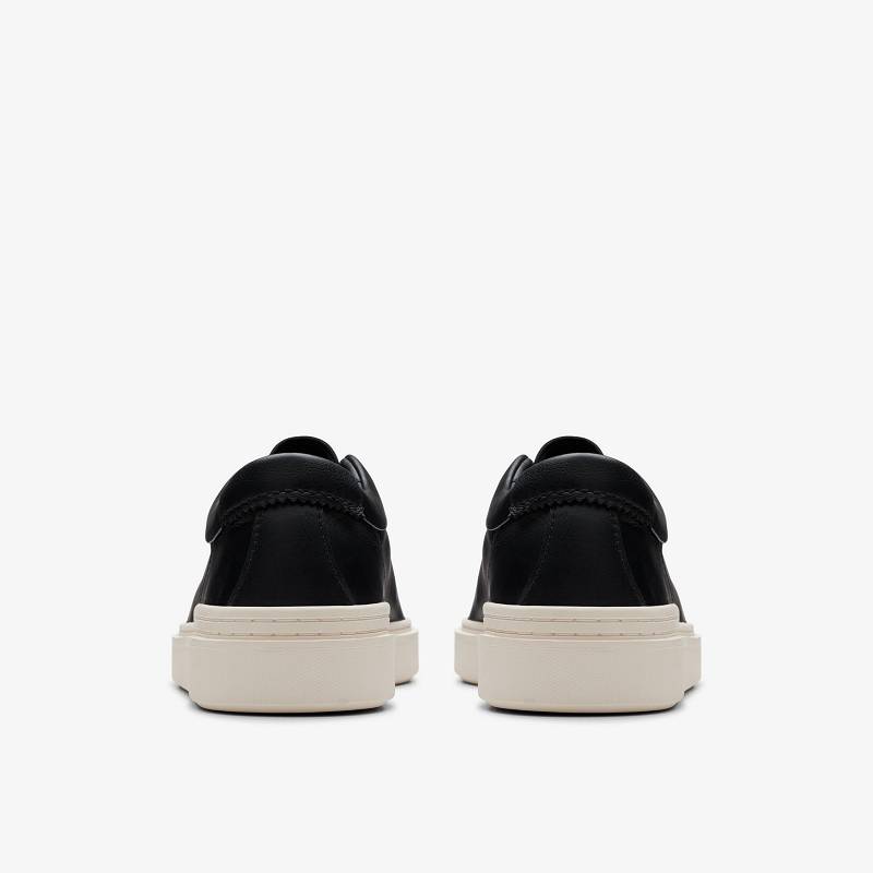 Black Leather Clarks Craft Swift | CLKS-84222