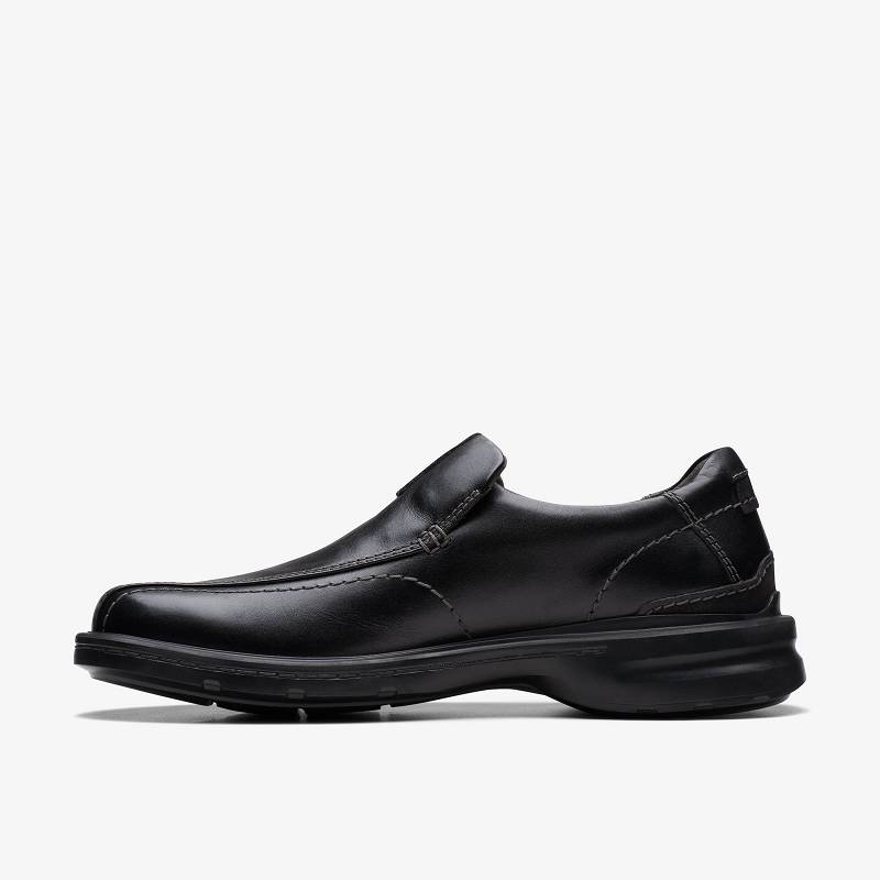 Black Leather Clarks Gessler Step | CLKS-84288
