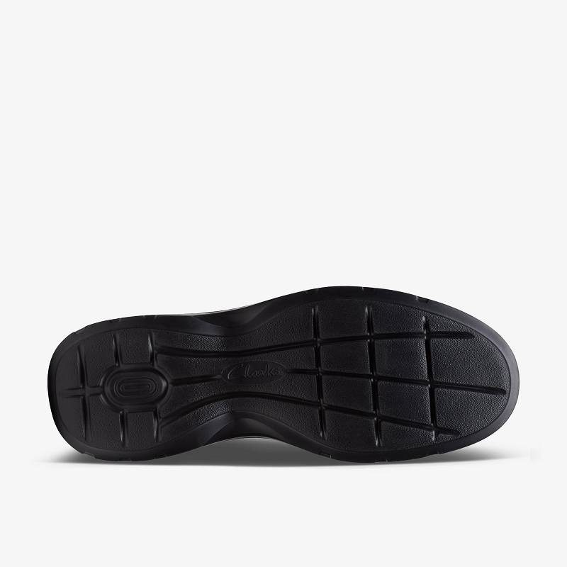 Black Leather Clarks Gessler Step | CLKS-84288
