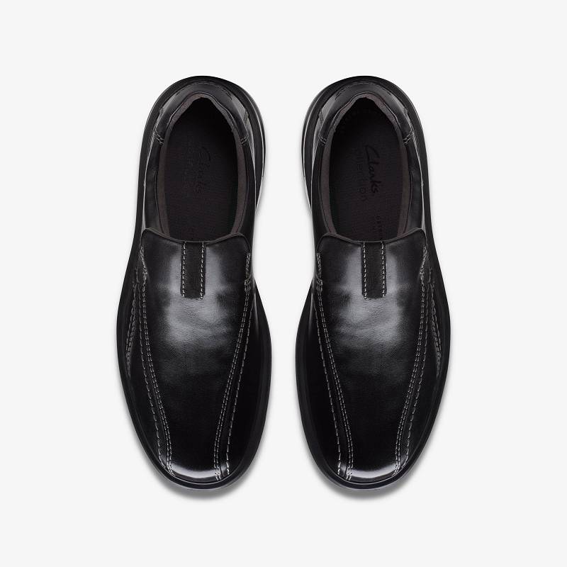 Black Leather Clarks Gessler Step | CLKS-84288