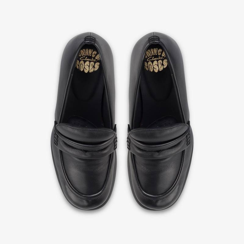 Black Leather Clarks Martine Rose Womens Loafer 1 | CLKS-85119