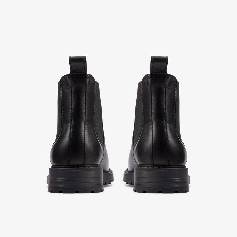 Black Leather Clarks Orinoco 2 Lane | CLKS-85573