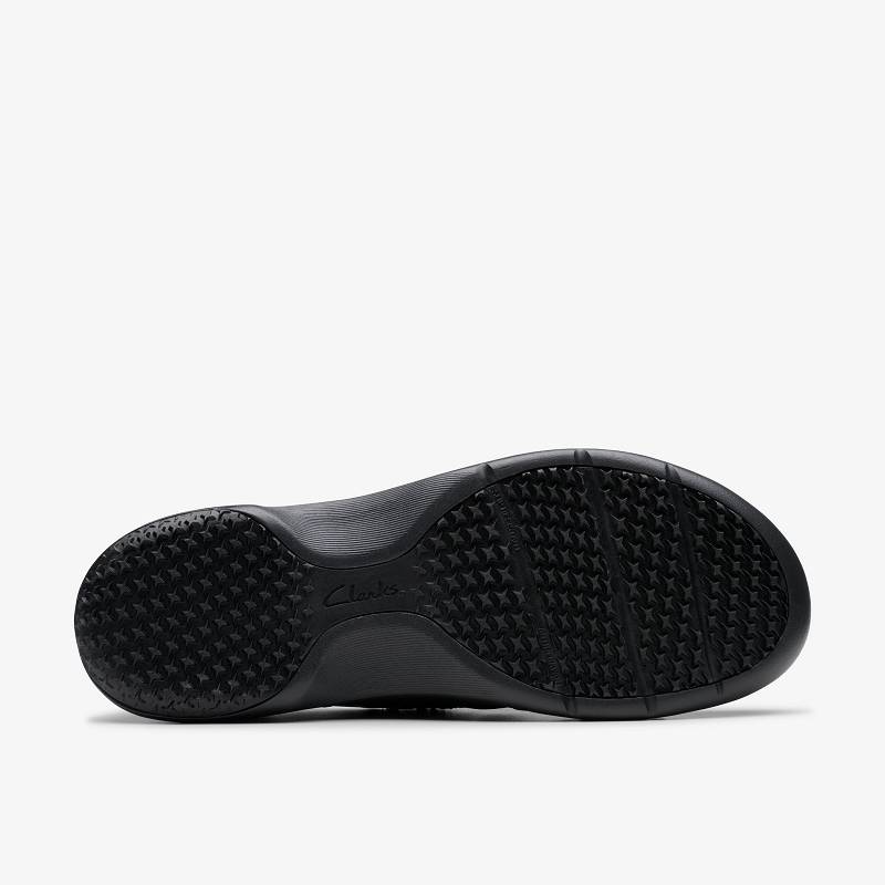 Black Leather Clarks Pro Lux | CLKS-84884