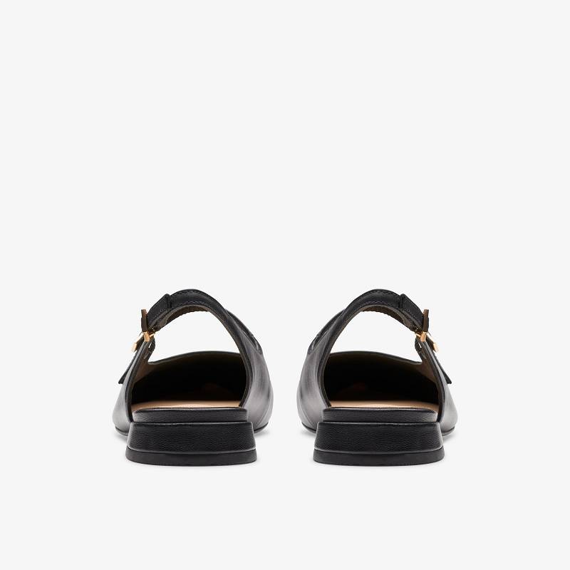 Black Leather Clarks Sensa 15 Shine | CLKS-85292