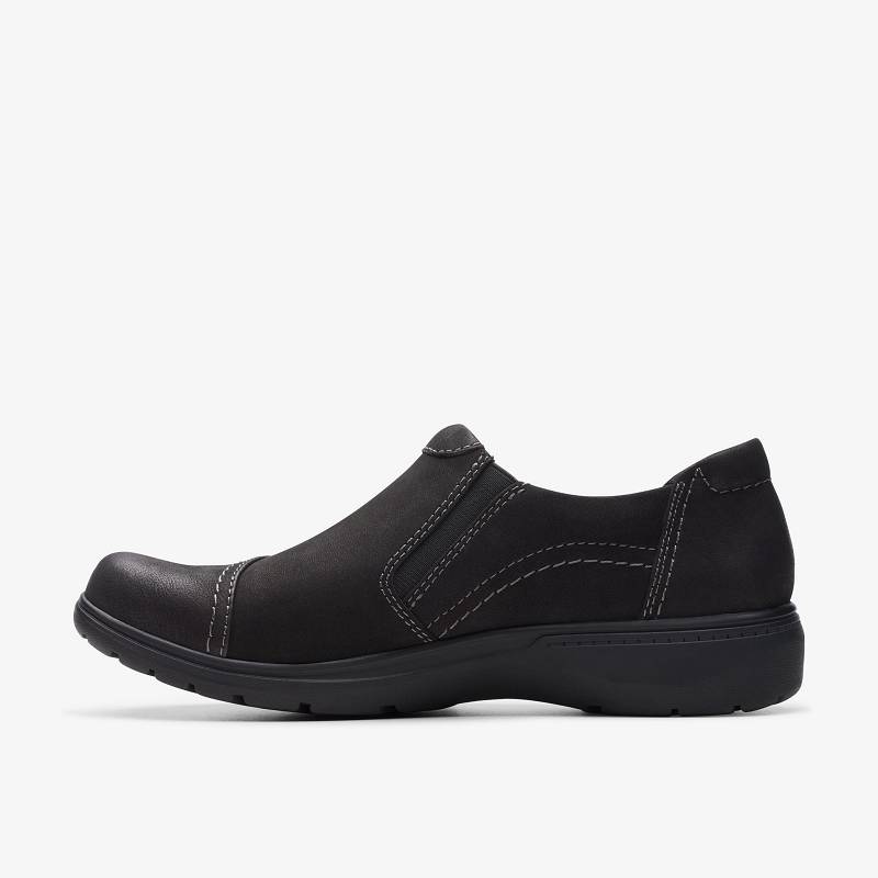 Black Nubuck Clarks Carleigh Ray | CLKS-85357