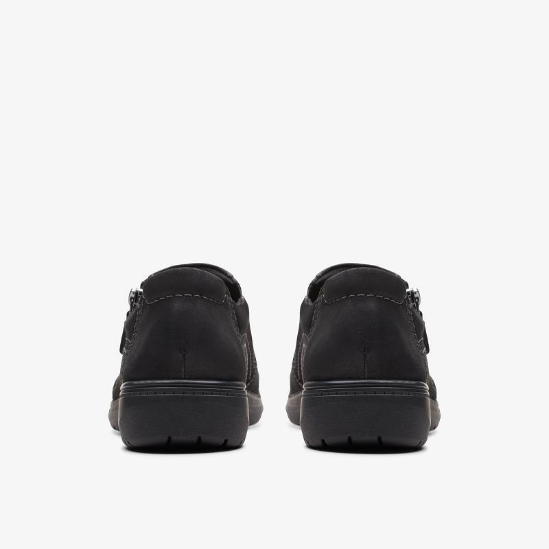 Black Nubuck Clarks Carleigh Ray | CLKS-85357