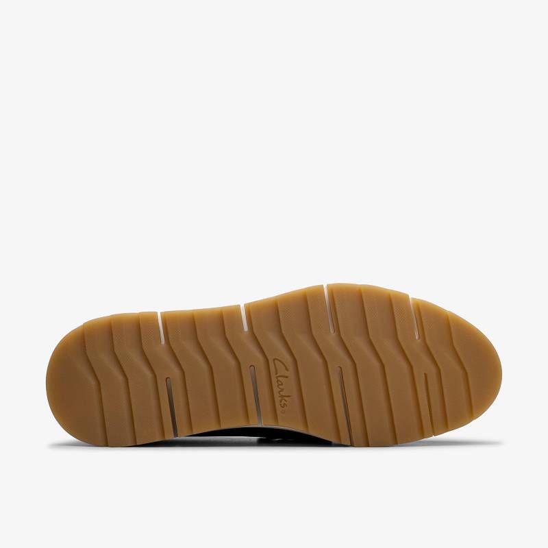 Black Nubuck Clarks Loriini Edge | CLKS-85421