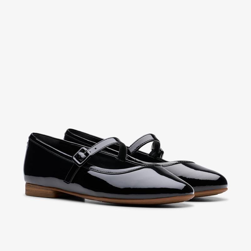Black Patent Clarks Fawna Sky | CLKS-85008