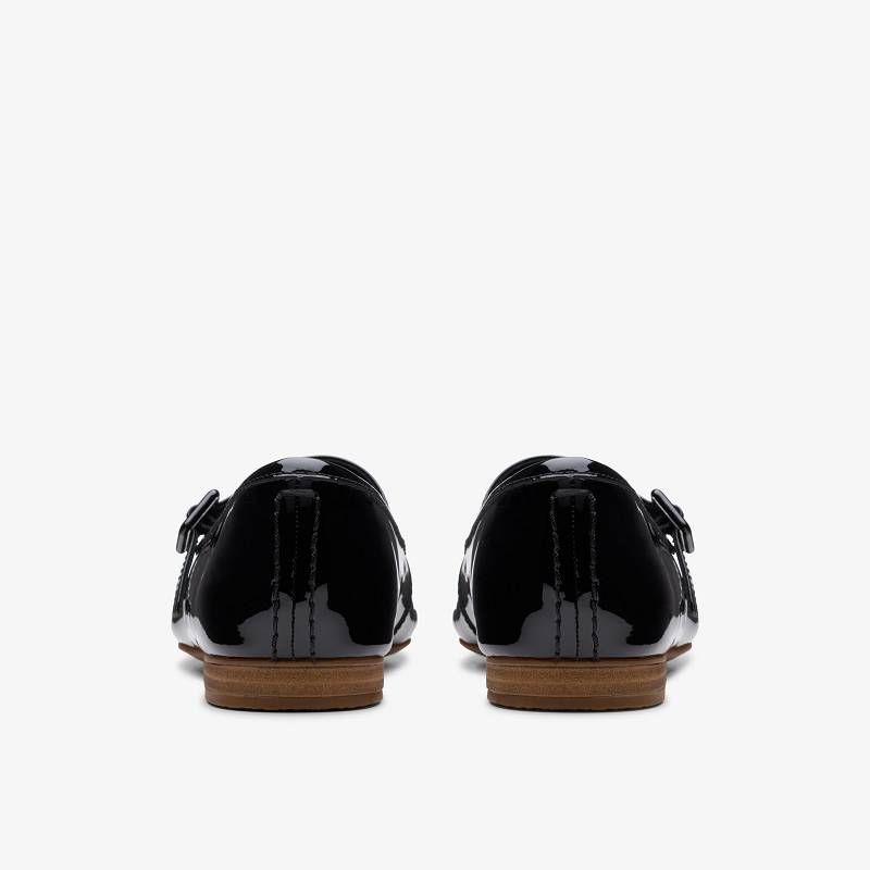 Black Patent Clarks Fawna Sky | CLKS-85008
