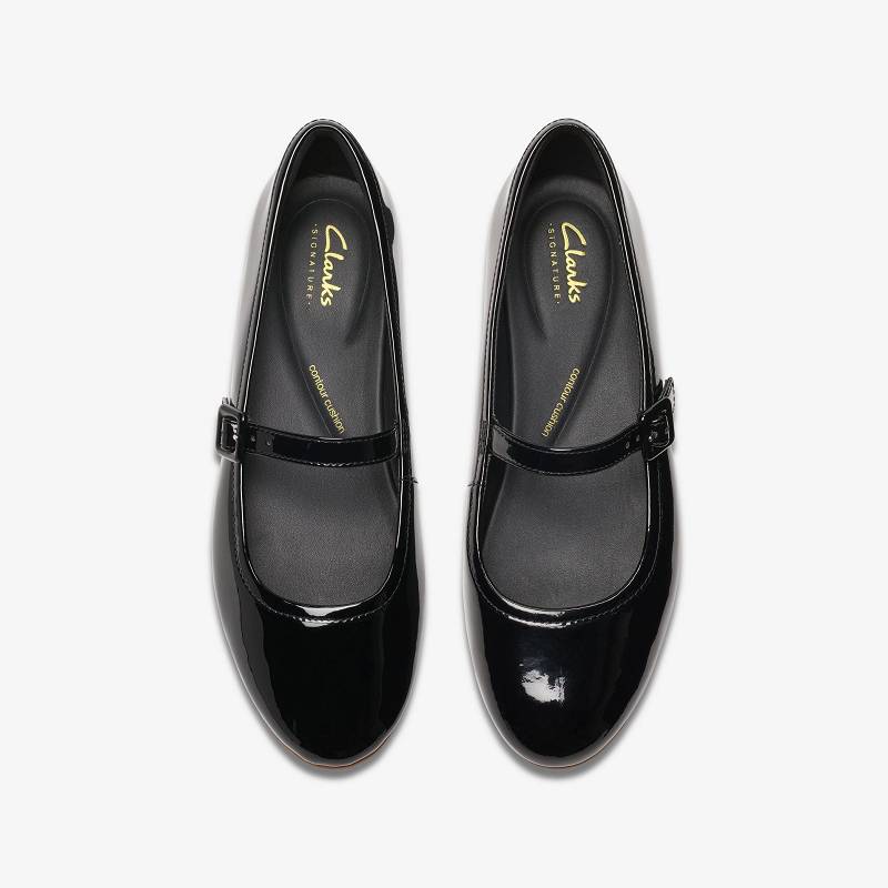Black Patent Clarks Fawna Sky | CLKS-85008