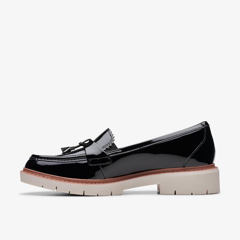 Black Patent Clarks Westlynn Bella | CLKS-84872