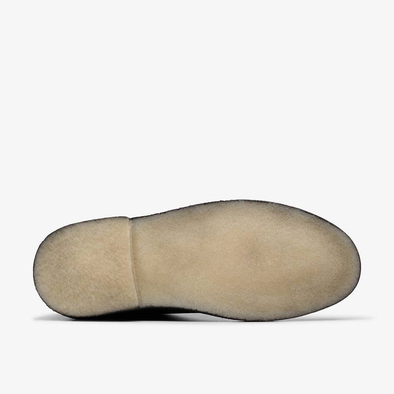 Black Suede Clarks Desert Boot | CLKS-85550