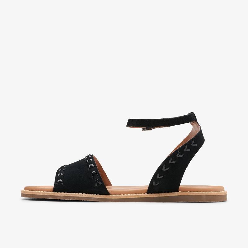 Black Suede Clarks Maritime May | CLKS-84934