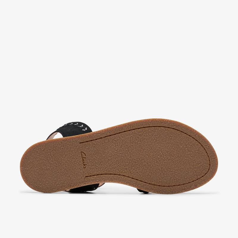 Black Suede Clarks Maritime May | CLKS-84934