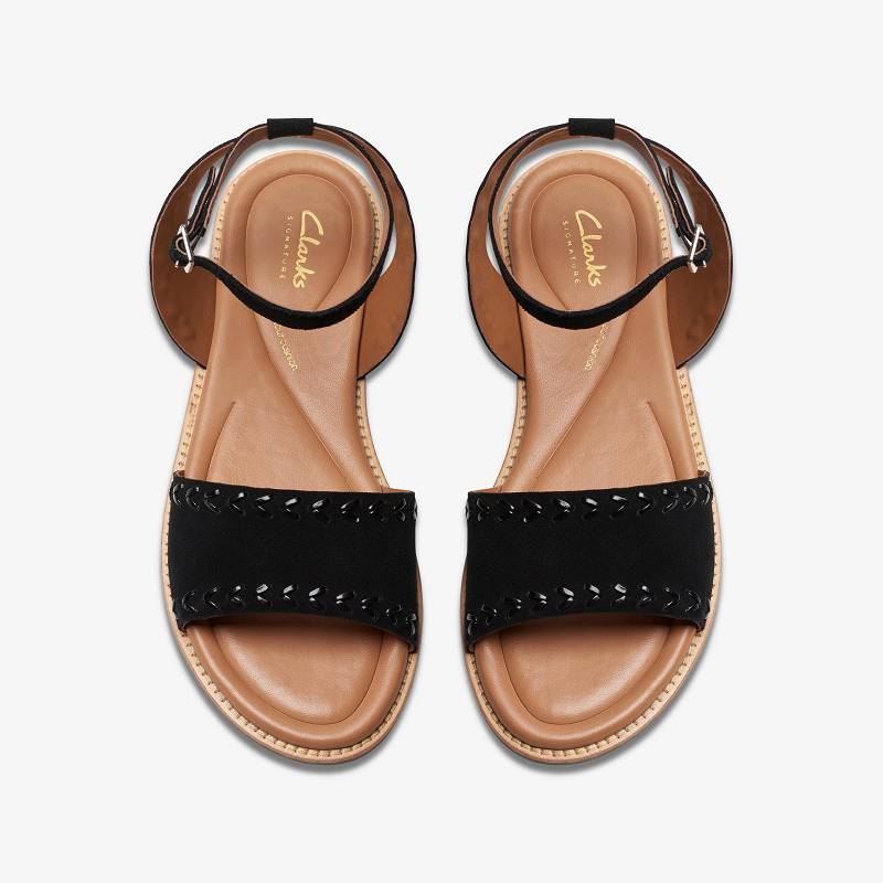 Black Suede Clarks Maritime May | CLKS-84934