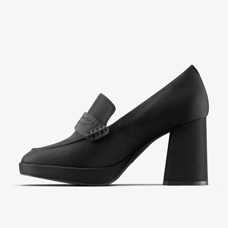Black Textile Clarks Martine Rose Womens Loafer 2 | CLKS-85275