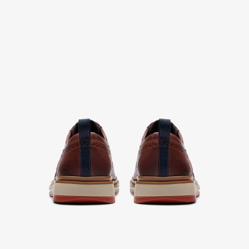 British Tan Combination Clarks Chantry Wing | CLKS-84474