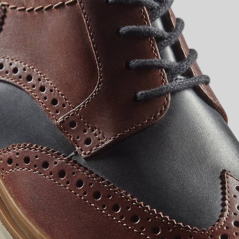 British Tan Combination Clarks Chantry Wing | CLKS-84474