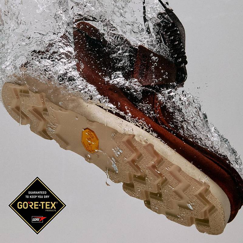 British Tan Leather Clarks Wallabee Boot Gore-Tex | CLKS-84612