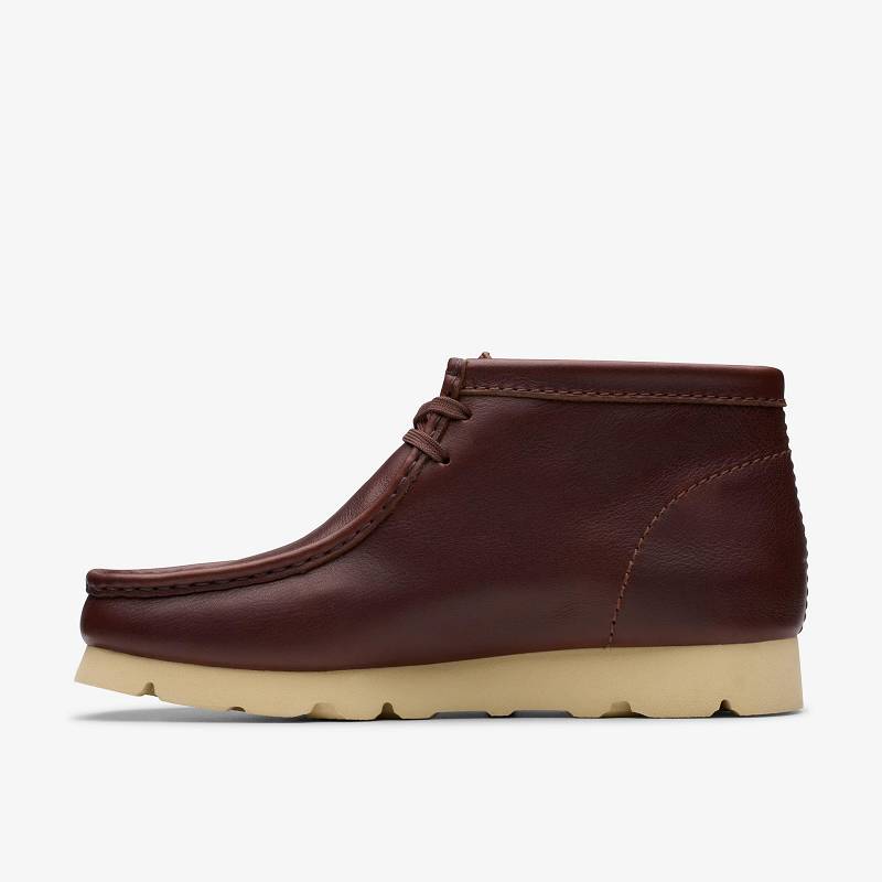 British Tan Leather Clarks Wallabee Boot Gore-Tex | CLKS-84612