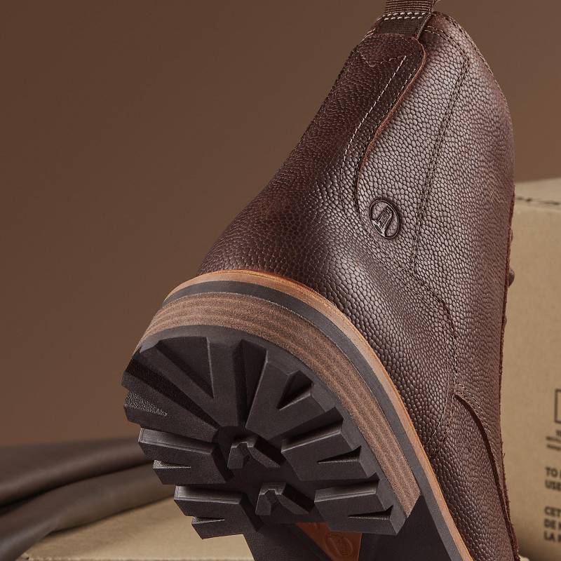 Brown Scotch Grain Clarks Clarkridge Hi | CLKS-84555