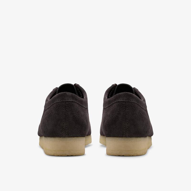 Brown Slate Suede Clarks Wallabee | CLKS-84513