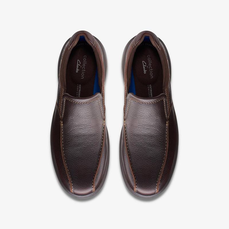 Brown Tumb Clarks Bradley Step | CLKS-84286
