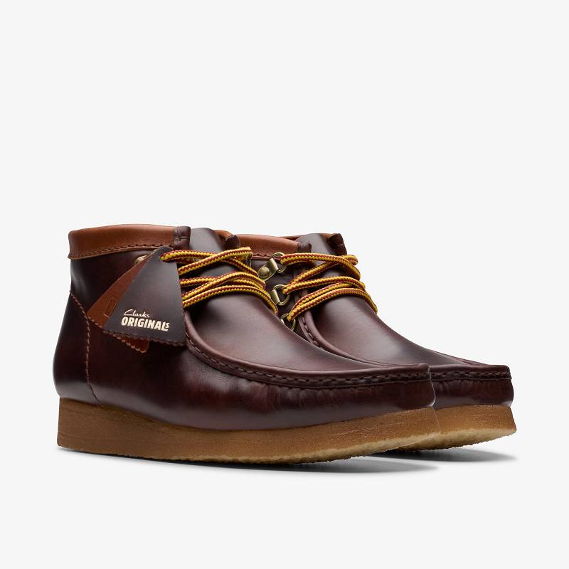Burgundy Leather Clarks Walla Boot Hiker | CLKS-84514