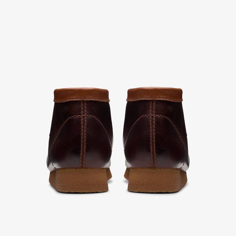 Burgundy Leather Clarks Walla Boot Hiker | CLKS-84514