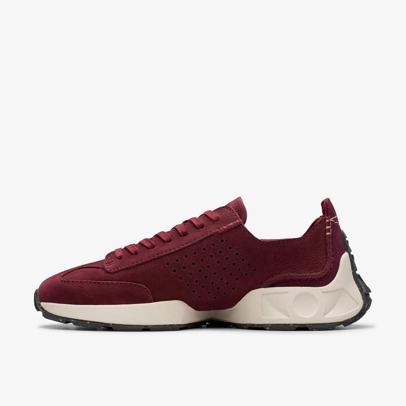 Burgundy Nubuck Clarks Craft Speed | CLKS-85166