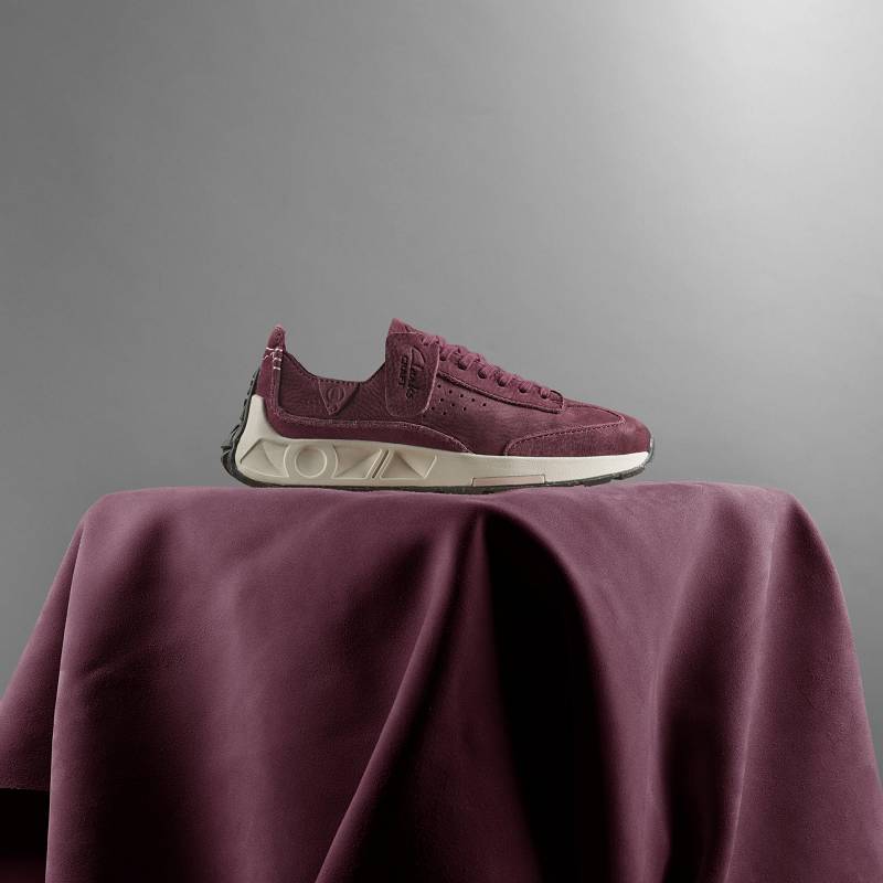 Burgundy Nubuck Clarks Craft Speed | CLKS-85166