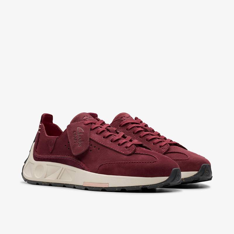 Burgundy Nubuck Clarks Craft Speed | CLKS-85166