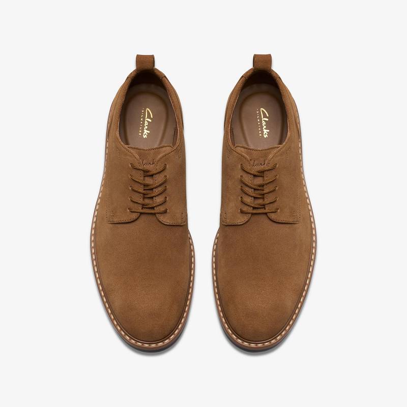 Cola Suede Clarks Aldwin Lace | CLKS-84360