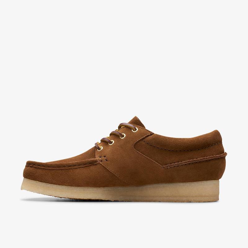 Cola Suede Clarks Wallabee Boat | CLKS-84502