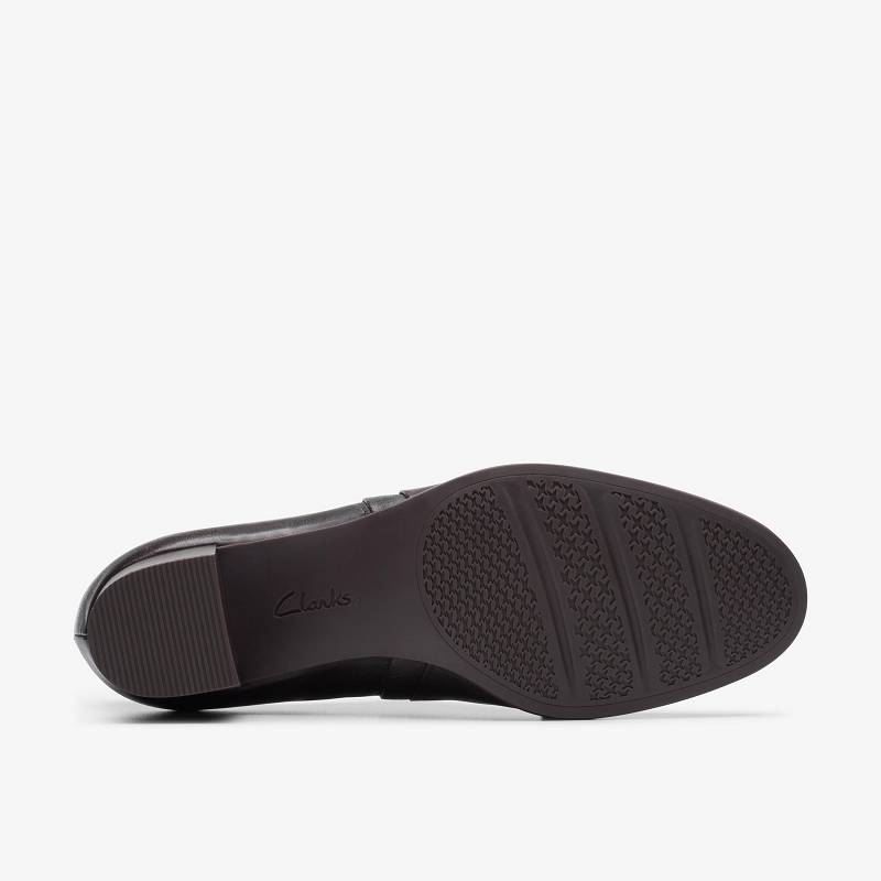 Dark Brown Leather Clarks Loken Way | CLKS-85260