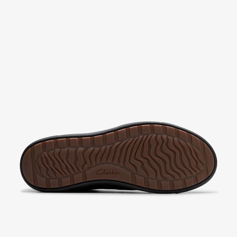 Dark Brown Leather Clarks Mapstone Lo Gore-Tex | CLKS-84248