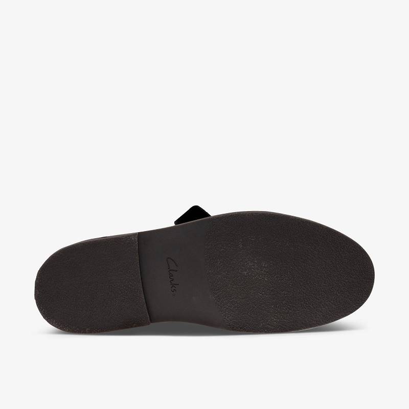 Dark Brown Suede Clarks Desert Boot Evo | CLKS-84469