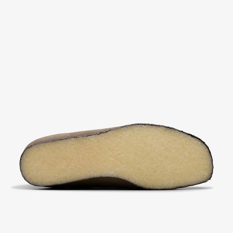 Dark Grey Suede Clarks Wallabee Boot | CLKS-84626