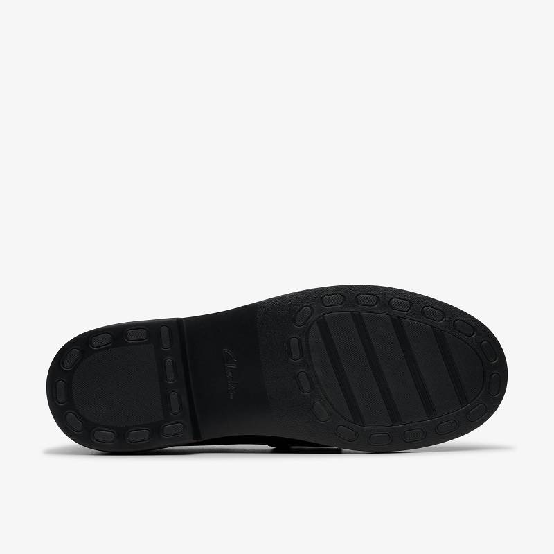 Dark Olive Leather Clarks Splend Edge | CLKS-85376