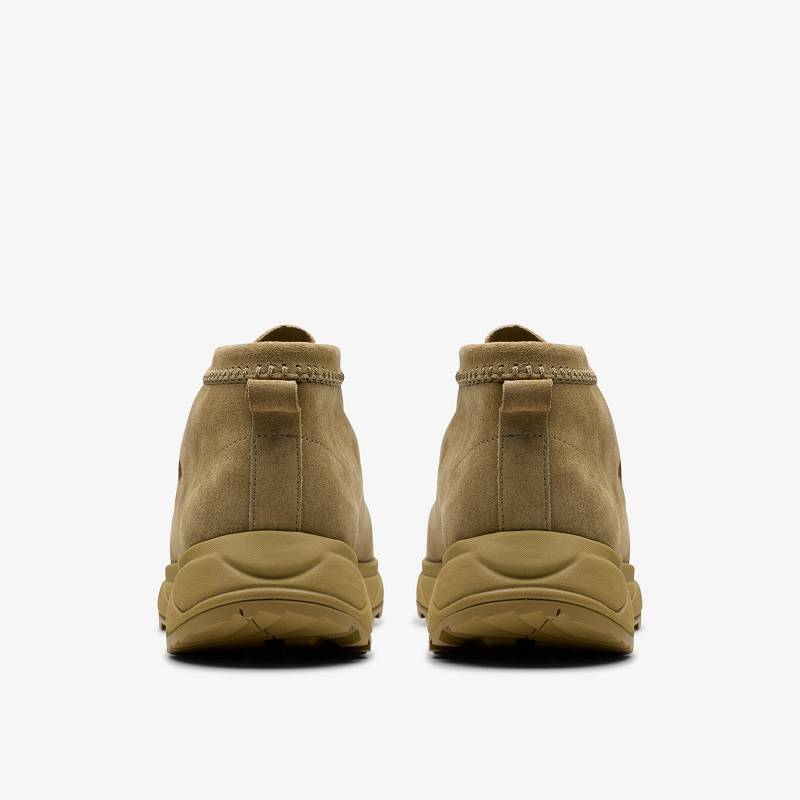 Dark Sand Suede Clarks Wallabee Eden | CLKS-84492