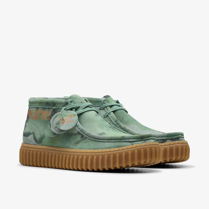 Green Camouflage Clarks Torhill Tor | CLKS-84598