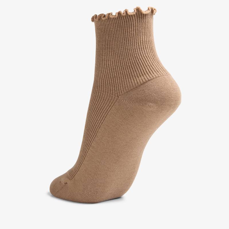 Khaki Clarks Rosewelt Crew Sock | CLKS-84666