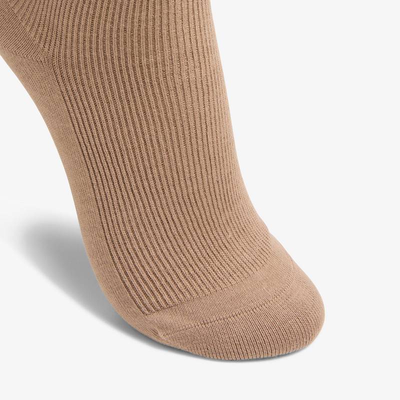 Khaki Clarks Rosewelt Crew Sock | CLKS-84666
